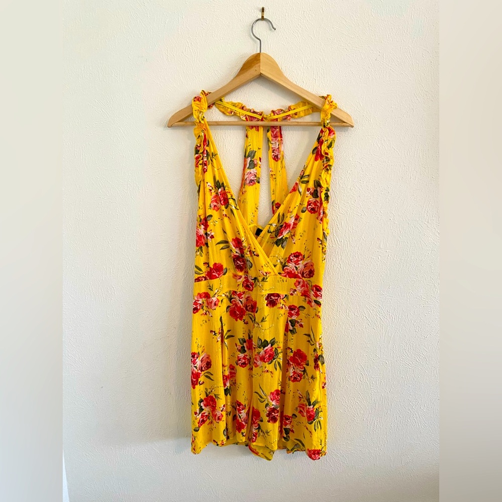 Parisian yellow playsuit.